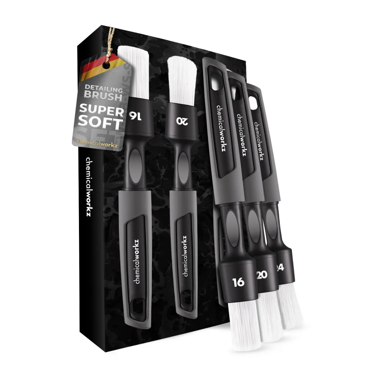 Chemicalworkz Detailing Brush White Soft SET od 3 četkice