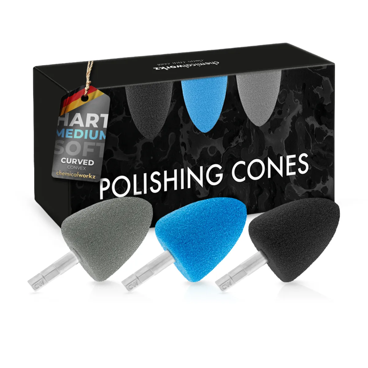 Chemicalworkz Polishing Cones Curved Convex